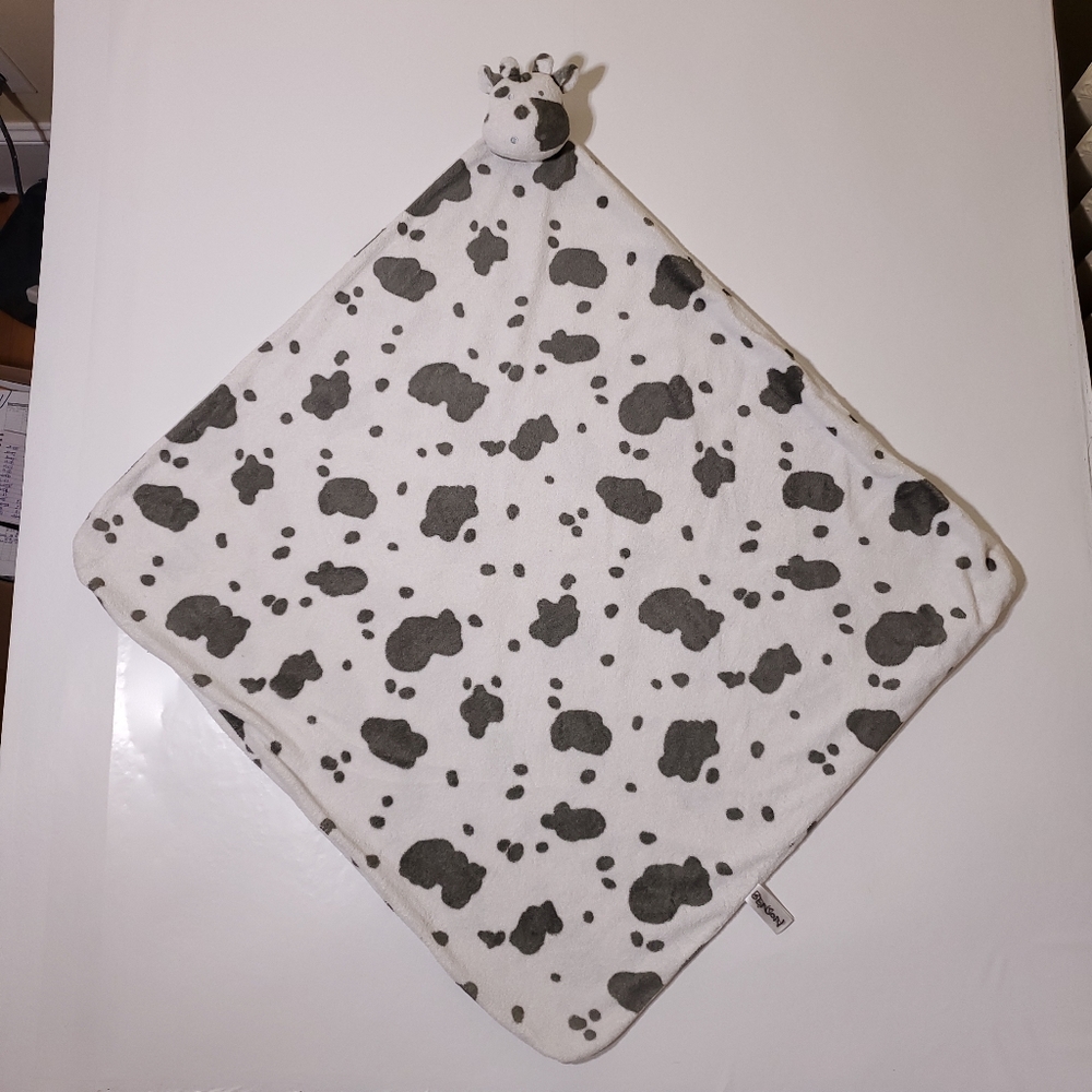 Angel Dear Spotted Big Cow Baby Security Blanket Lovey Lovie